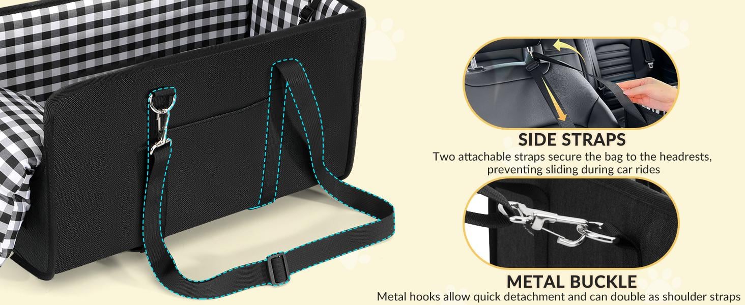Must-Have Center Console Dog Car Seat - Anxiety Relief Small Pet Booster Seat, Ultra-Safe Armrest Dog Bed for Travel, Cozy & Secure Car Seat for Small Dogs & Cats Must-Have Center Console Dog Car Seat - Anxiety Relief Small Pet Booster Seat, Ultra-Safe Armrest Dog Bed for Travel, Cozy & Secure Car Seat for Small Dogs & Cats