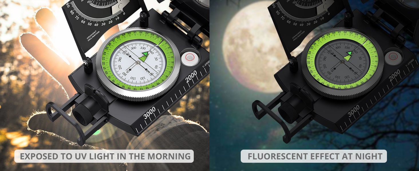 Proster IP65 Hiking Compass with Sighting Clinometer