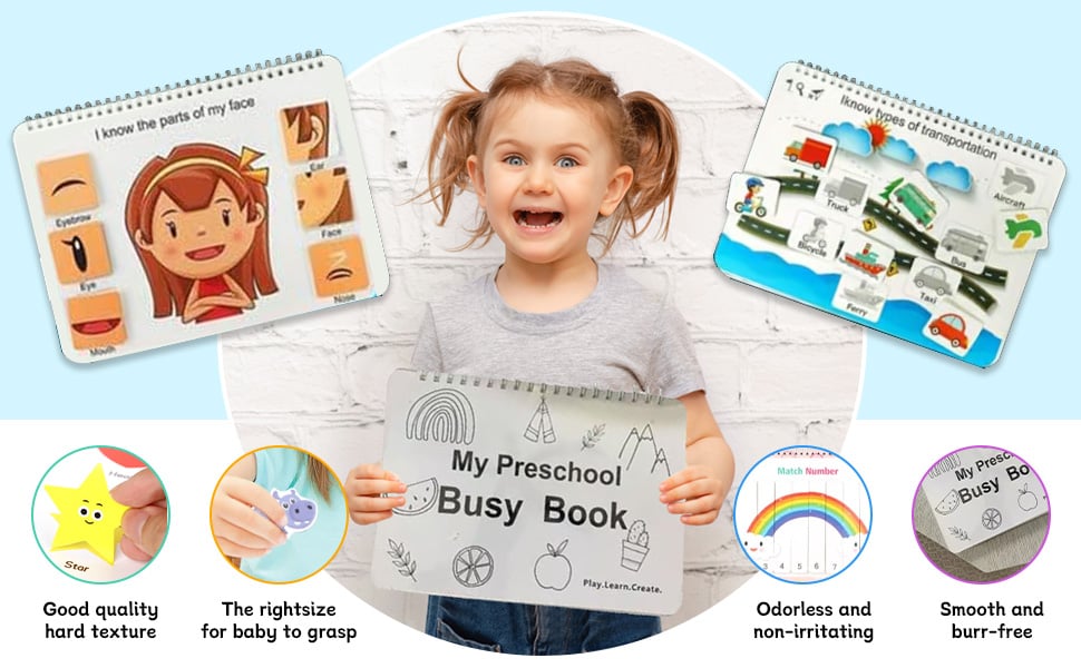Busy Book Preschool Learning Activities