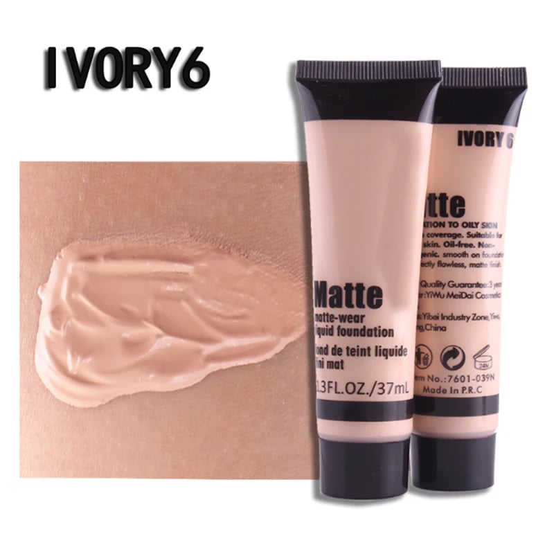 Flawless matte foundation ivory shade