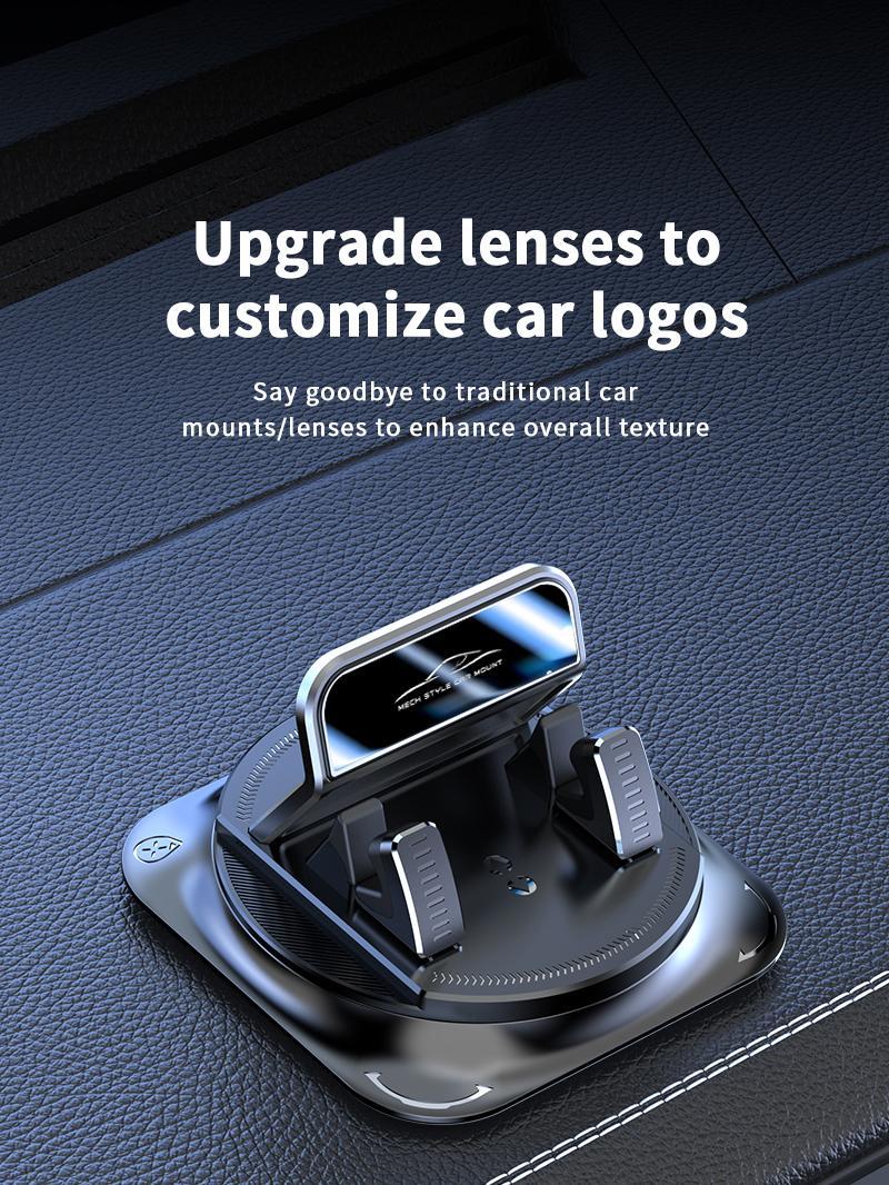 Car Phone Mount with Strong Suction Cup – 360 °   Rotation, Adjustable Viewing Angles, Anti-Slip Holder for All Phones.