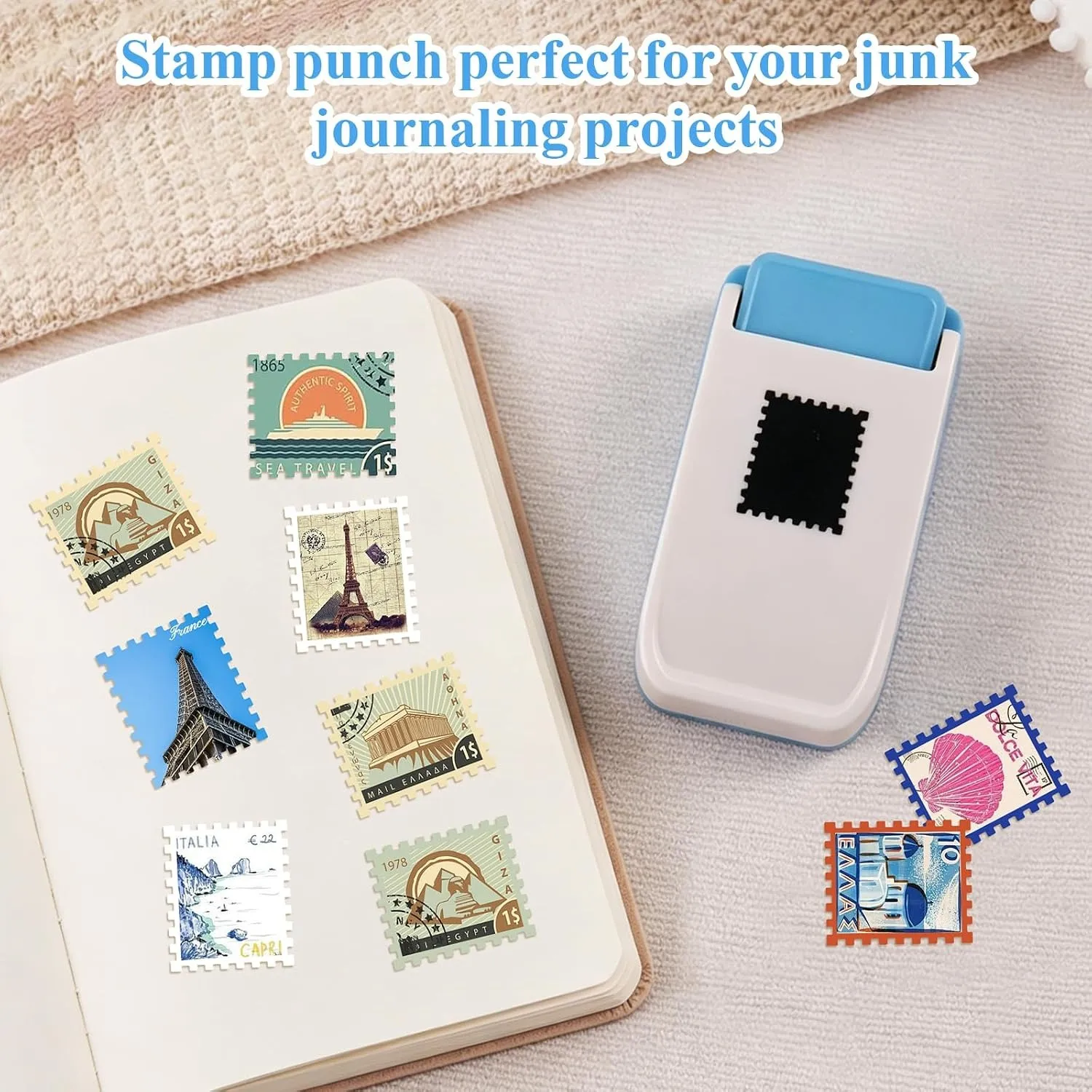 Stamp punch product for paper crafting