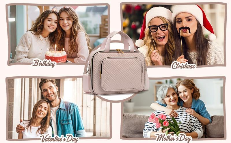 Floe Bible Cover for Women, Large Bible Bag w/ Shoulder Strap, Book Carrying Case with Bible Highlighters & Tabs, Bibles for Women, Bible Study, Bible Journaling & Bible Decorating, Christmas Christian Gifts