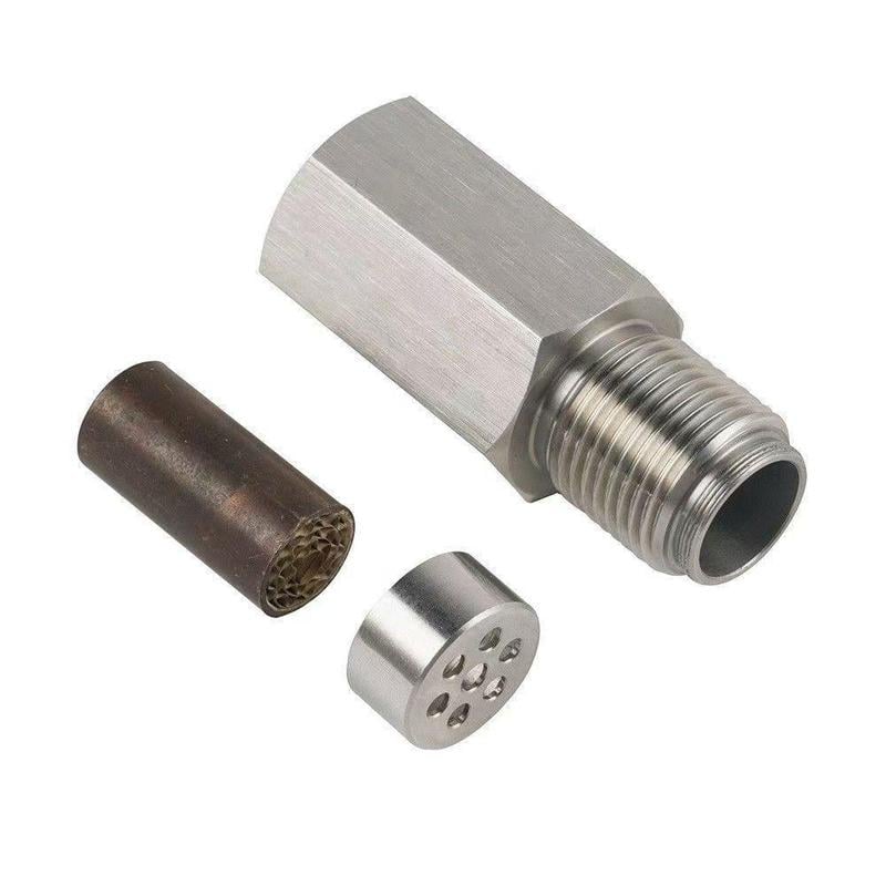 Product Introduction of M18x1.5 Oxygen Sensor Exhaust Gas Oxygen Sensor Connector with Filter Screen, 1 Count Auto Sensor Connector, Car Repair Tool 0