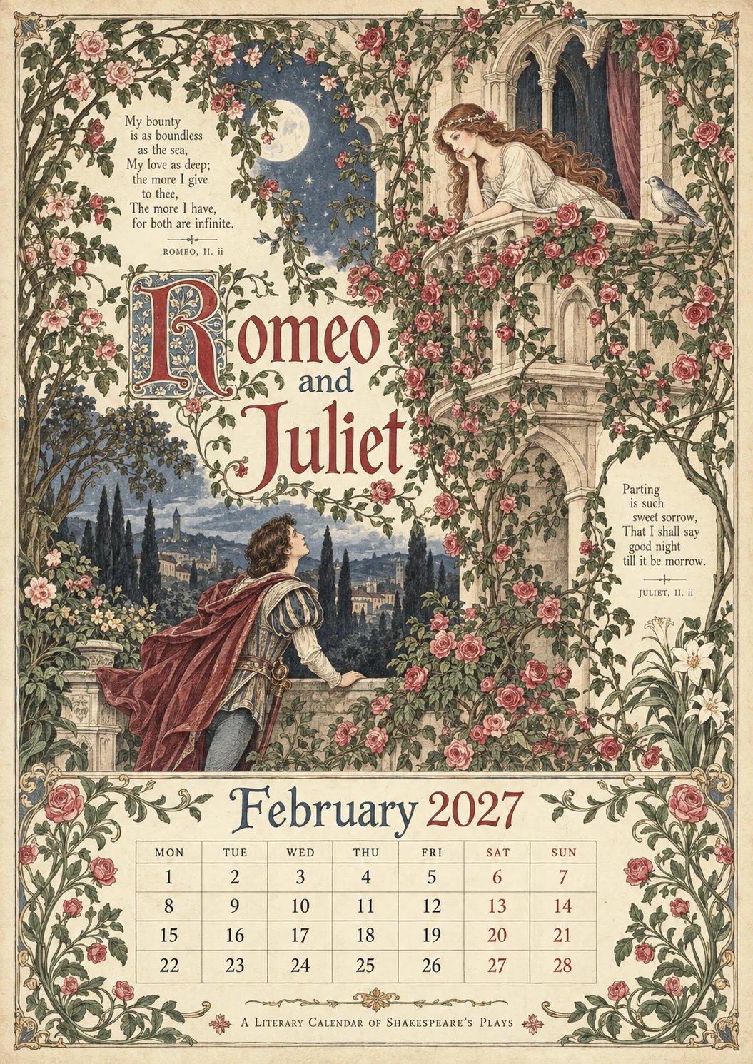 February — Romeo and Juliet February — Romeo and Juliet