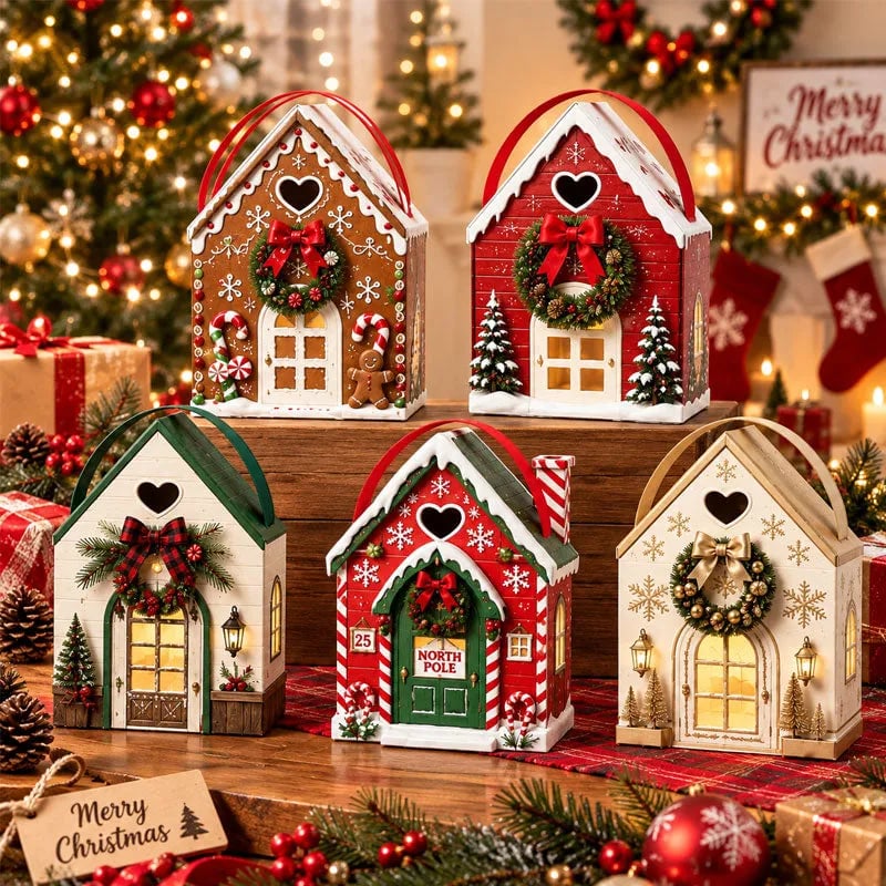 Festive Christmas gift box styles