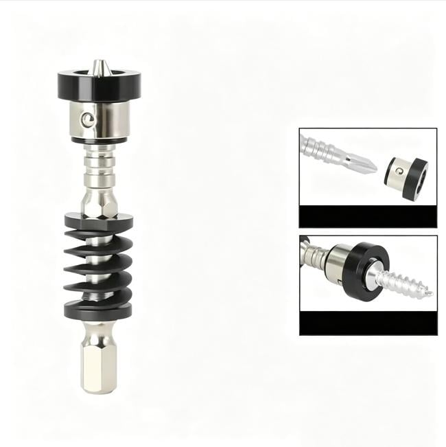 Pack Of 5 Magnetic Spring Loaded Screwdriver Bit Quickly Release Spring Mechanism For Electric Drills Power Tool fathersdaygift,father'sdaygifts Pack Of 5 Magnetic Spring Loaded Screwdriver Bit Quickly Release Spring Mechanism For Electric Drills Power Tool fathersdaygift,father'sdaygifts