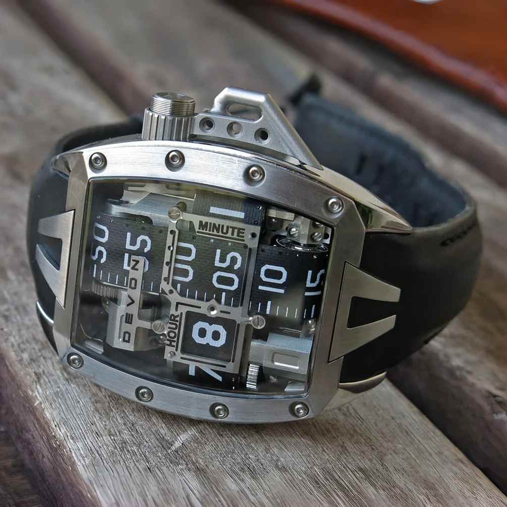 Conveyor Belt Digital Mechanical Watch
