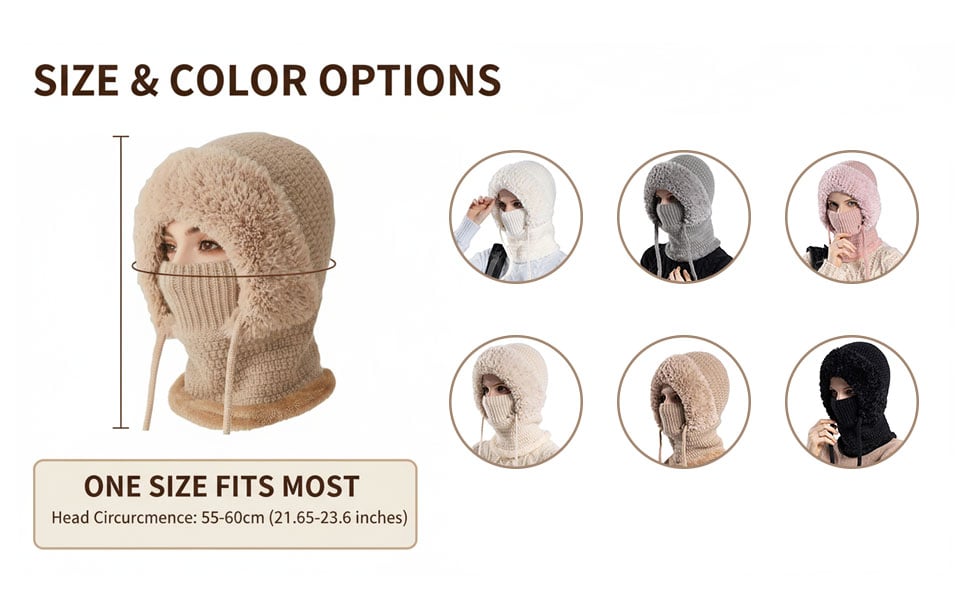 3 in 1 beanie hat