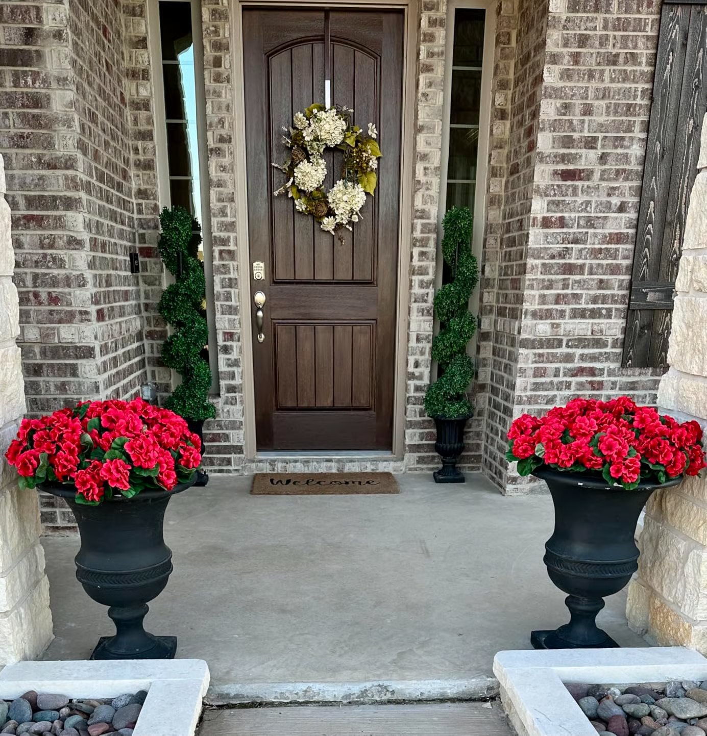 💖Hot Sale 49% OFF- Artificial Geranium Flowers for Outdoors UV  Resistant Garden Plants Faux Flowers for Home Kitchen Table Centerpieces Decor💐