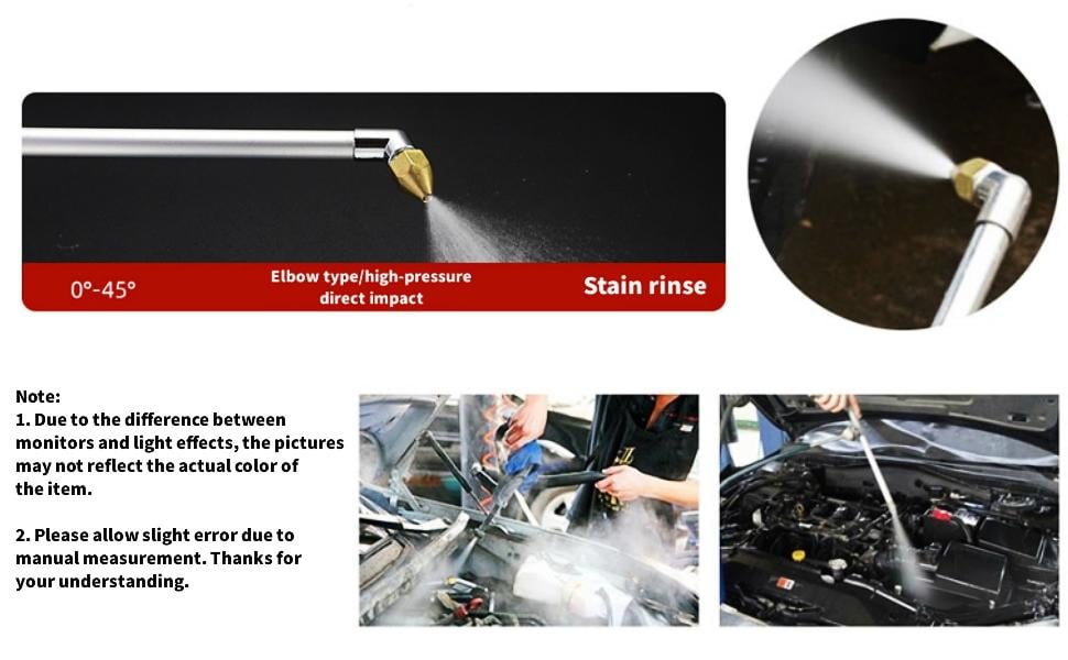 Ergonomic pistol grip pneumatic air blow gun