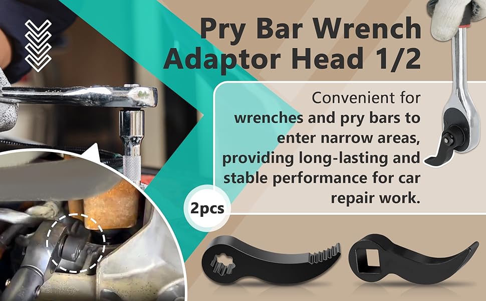 Pry Bar Wrench Adaptor Head 1