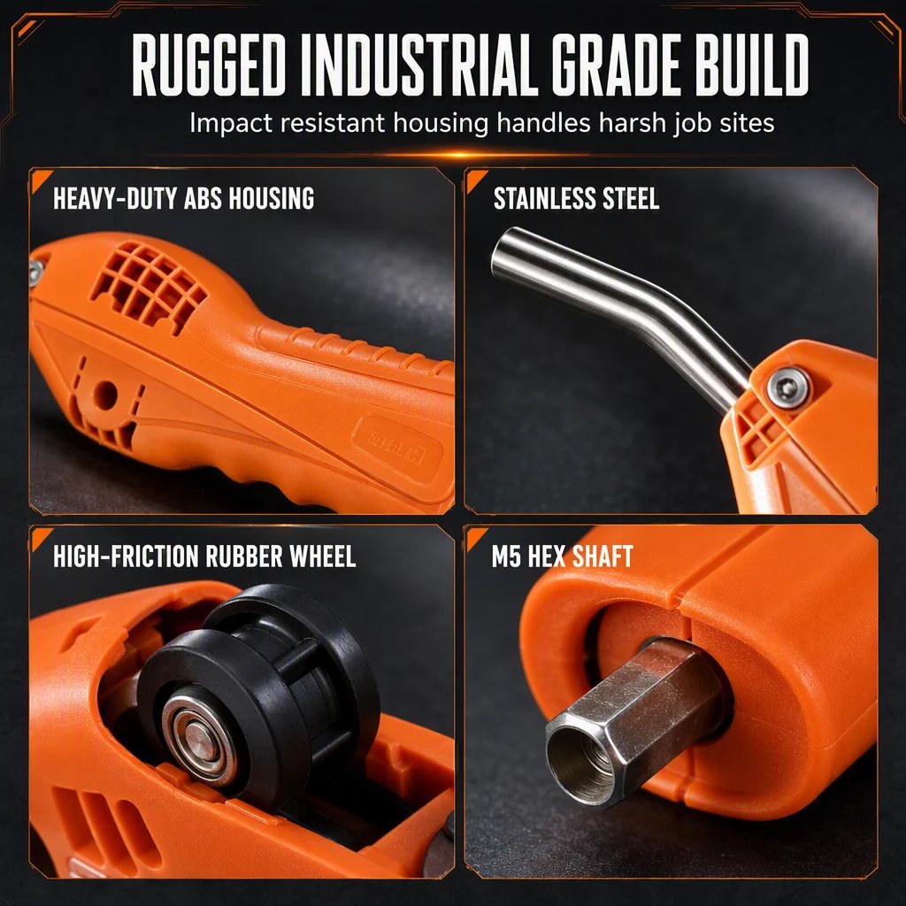 Durable wire threading tool construction