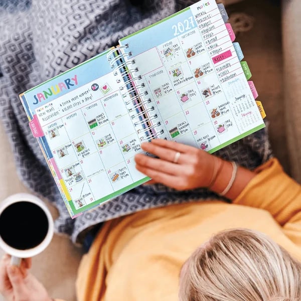 Reminder Binder 2027–2028 monthly spread