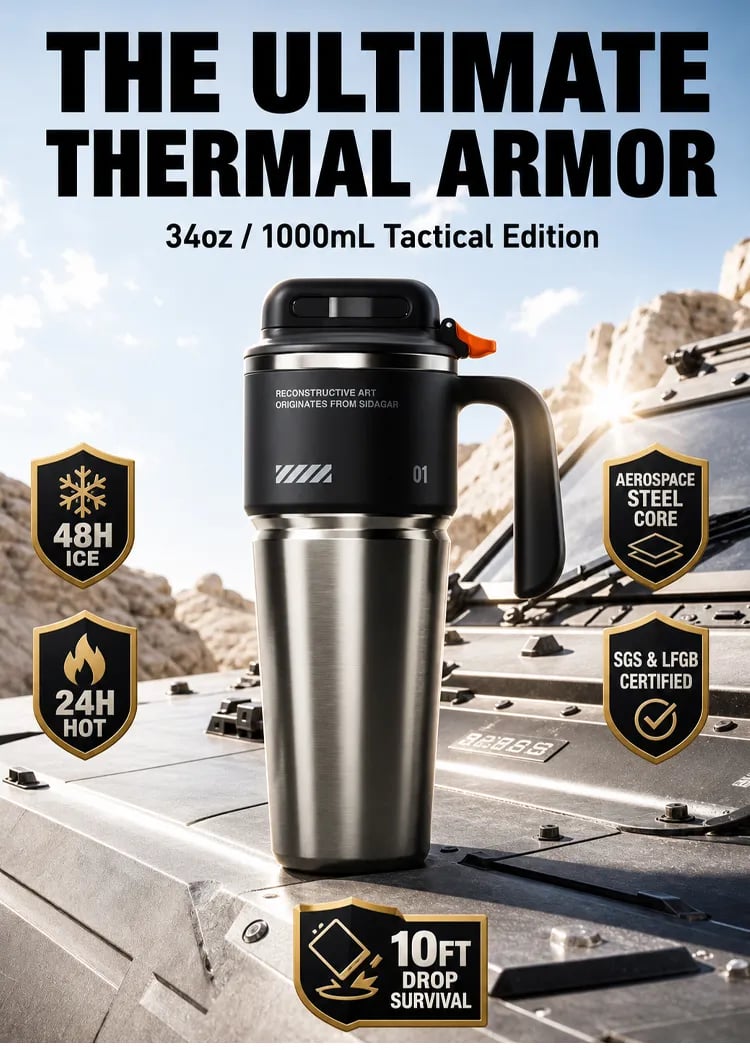 heavy duty tactical thermal tumbler construction
