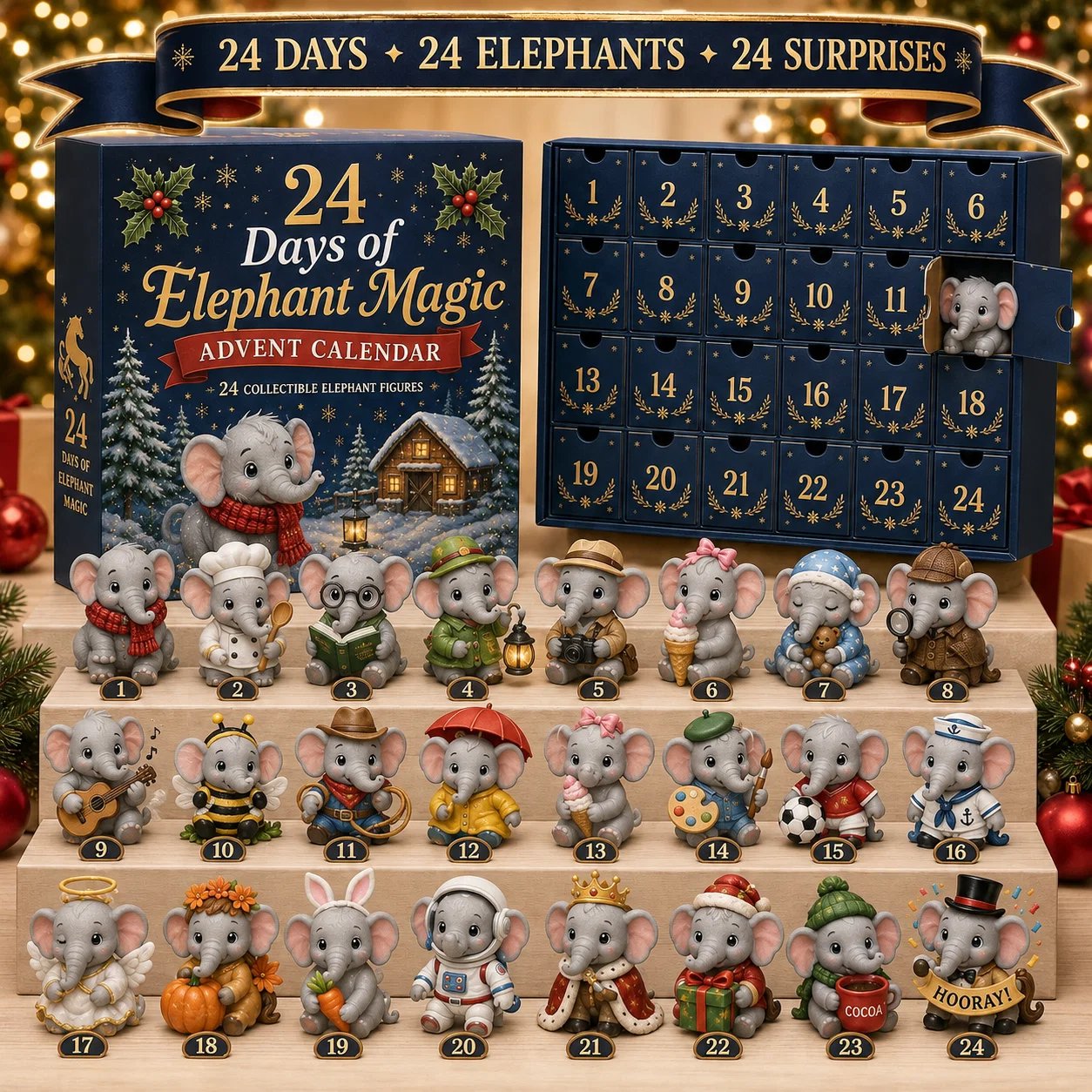 24 Days of Elephant Magic Advent Calendar