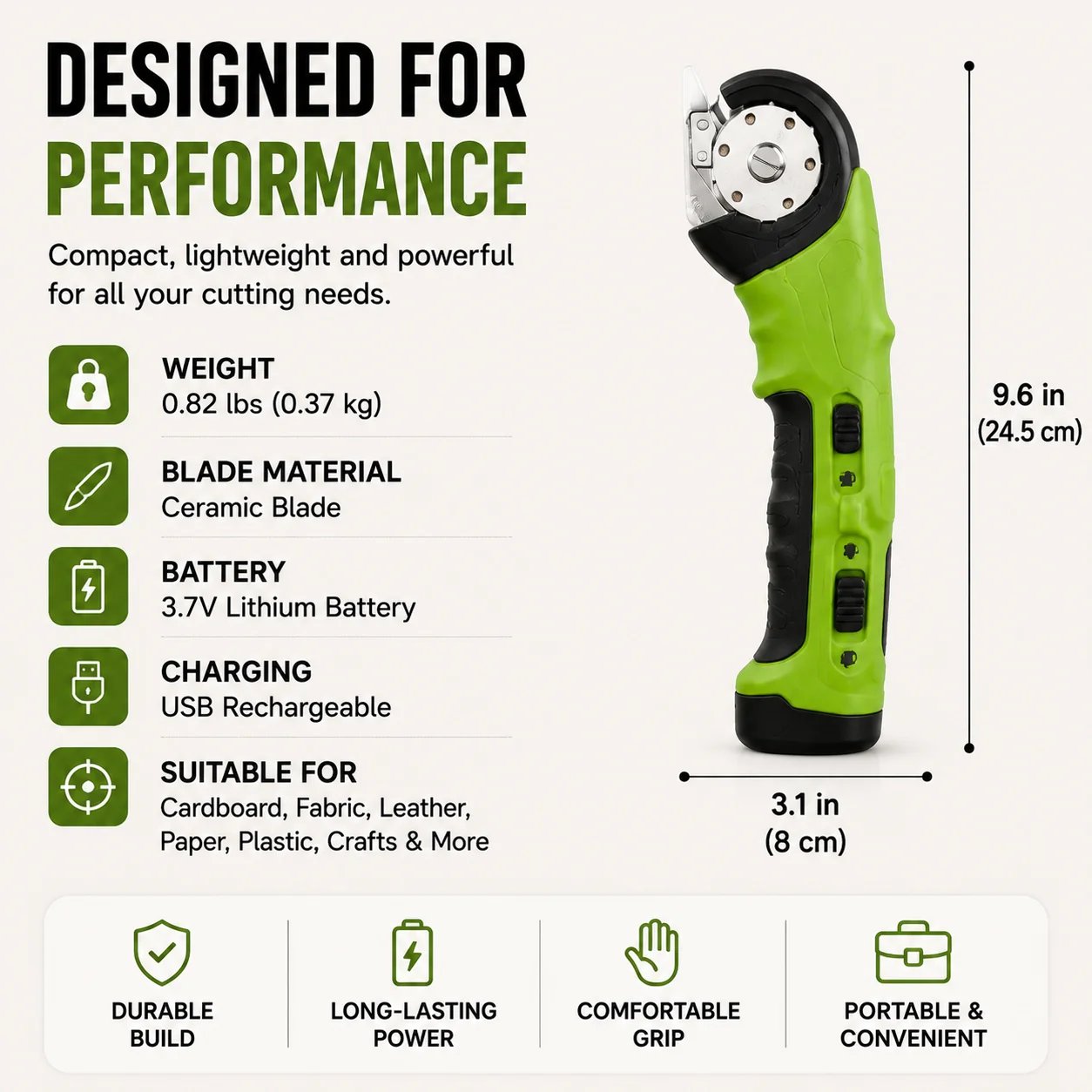Cordless electric scissors product details