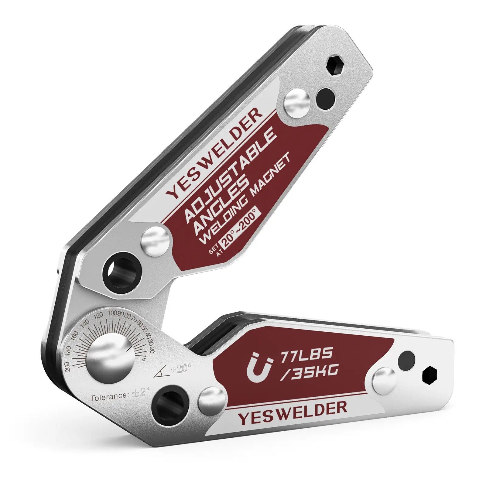 Adjustable-Angle Welding Magnet – 48 or 77 lb view 5