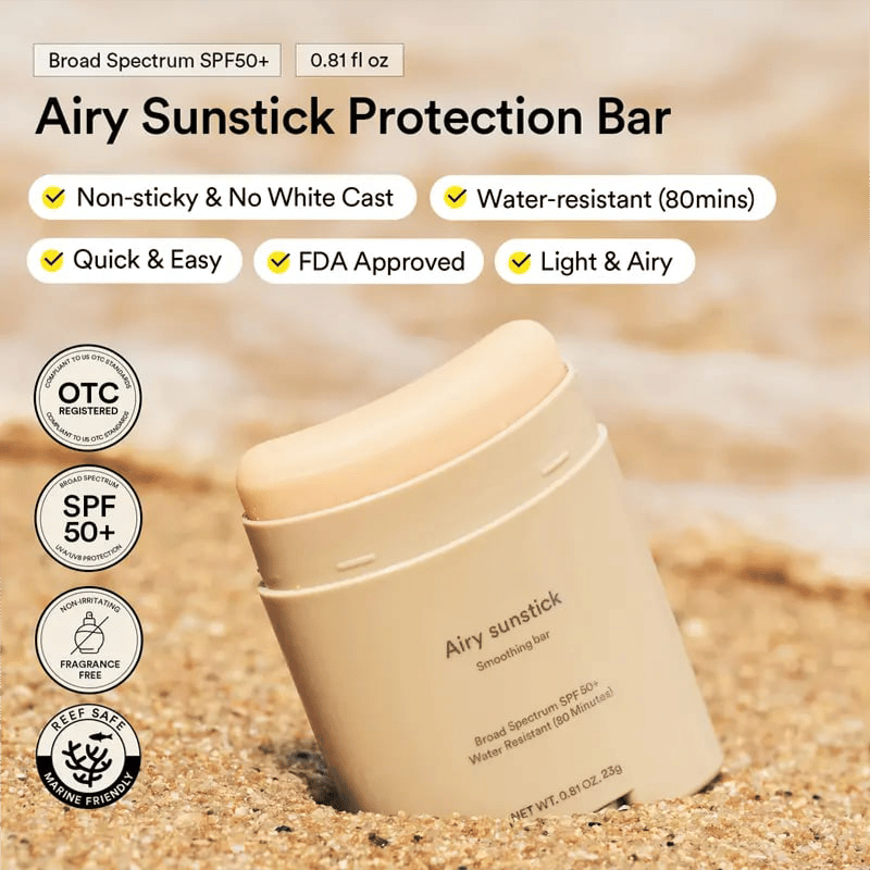 Airy Sunstick protection bar product benefits