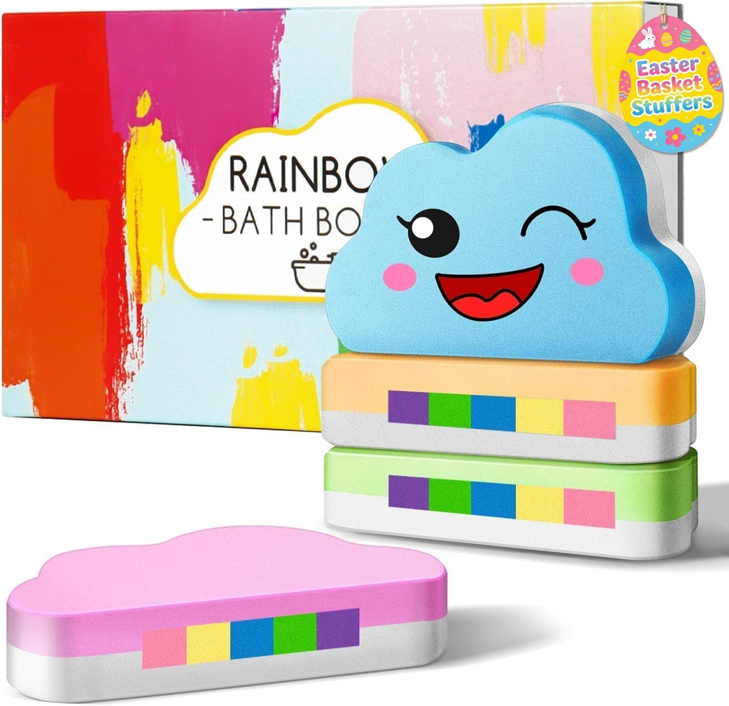 Rainbow Bath Bombs Set