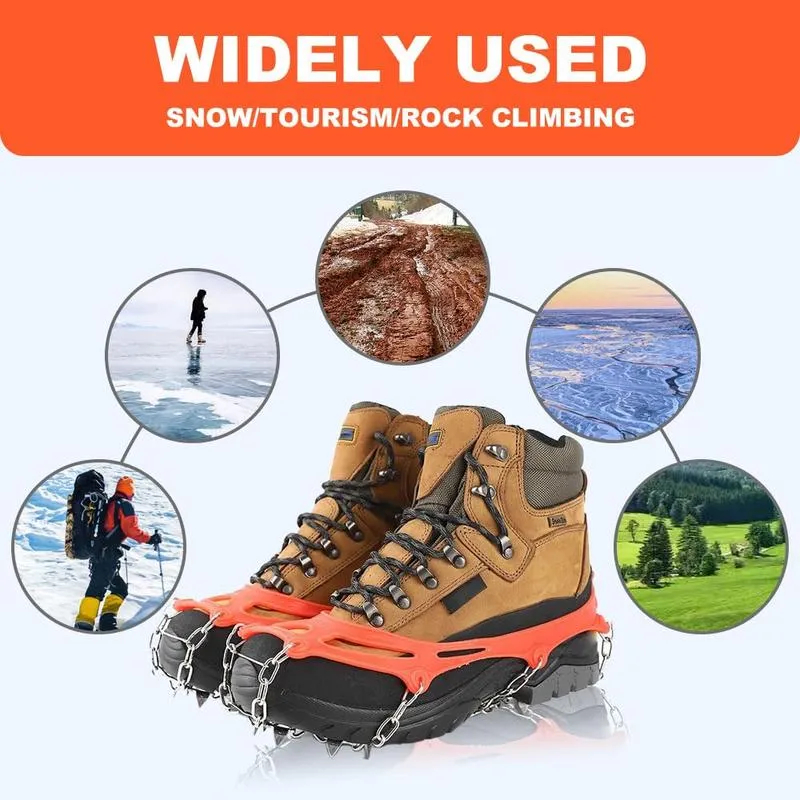 Easy slip-on ice cleats