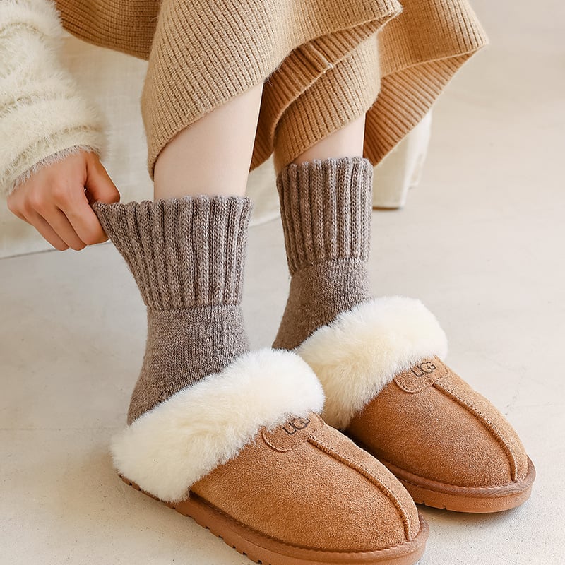 warm mid calf socks for winter