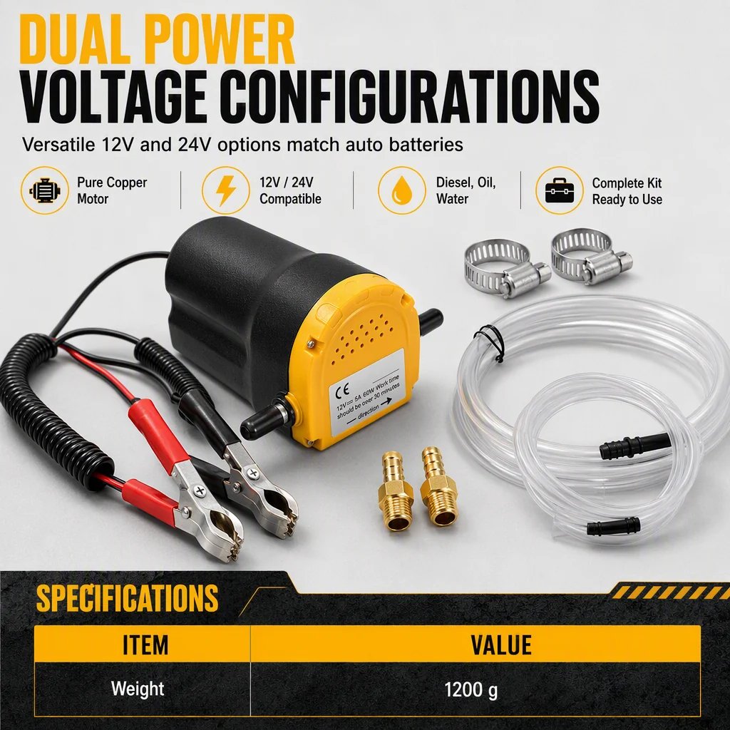 12V 24V pump specifications