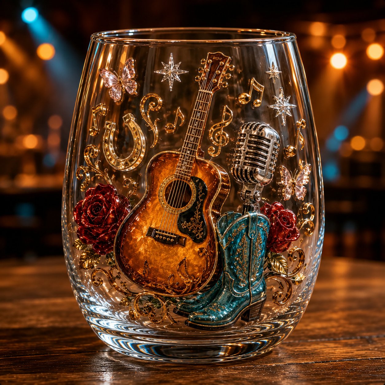 Nashville Forever 3D glass