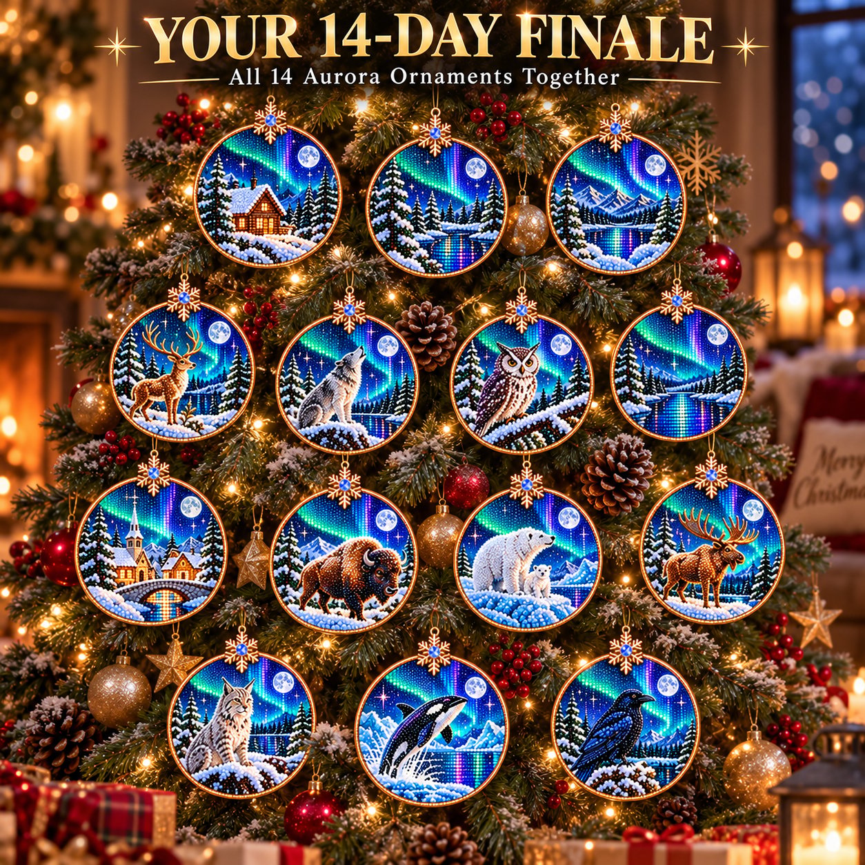 Aurora ornament collection
