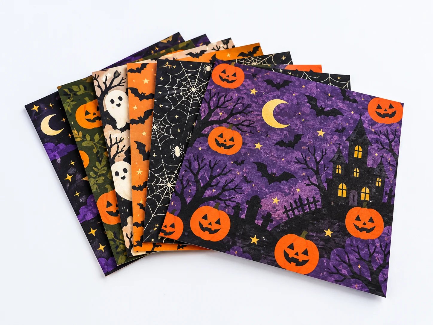 Halloween craft paper sheets