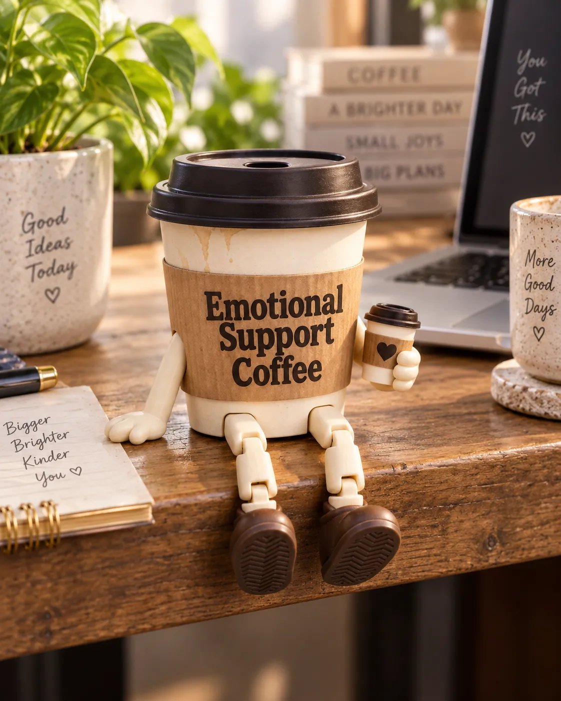 😄 Emotional Support Desk Buddies™ – Funny Mini Desk Decor